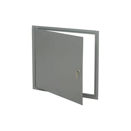 Global Industrial Multi Purpose Metal Access Panel, Key Lock, 24Wx24H, Gray 602332